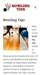 Mobile Screenshot of bowling-tips.org